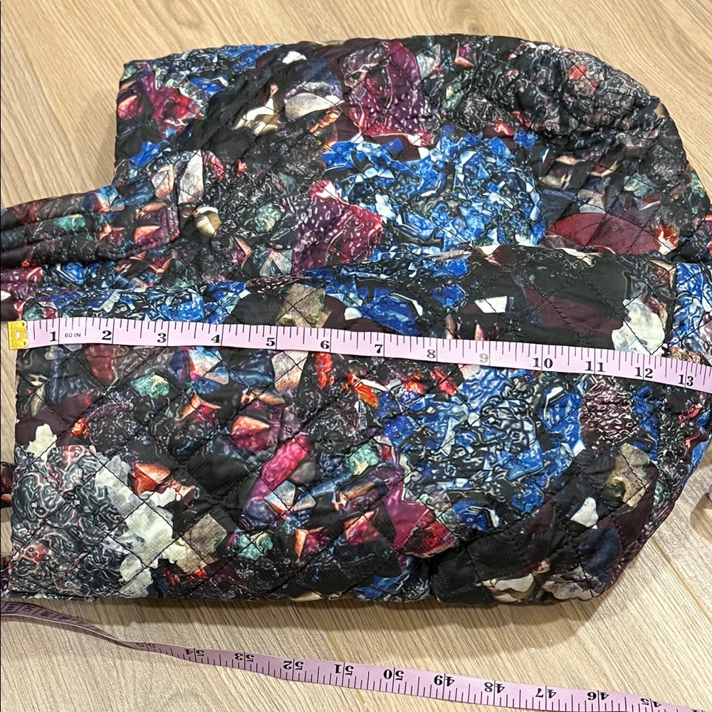 MZ Wallace Quilted Multicolor Patterned Tote Bag - image 6